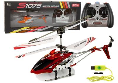 Opakowanie Helikopter R/C z żyroskopem Syma S107G czerwony