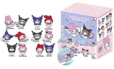 Opakowanie Hello Kitty Kuromi&Melody zawieszka mix