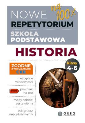 Okładka książki Historia. Nowe Repetytorium 2026. Szkoła podstawowa. kl. 4-6