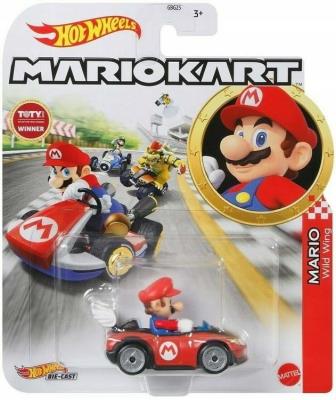 Opakowanie Hot Wheels Mario Kart Mario Wild Wing Cabriolaile