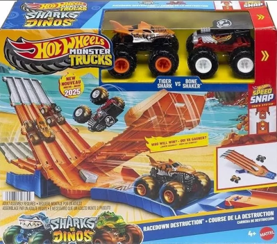 Opakowanie Hot Wheels Monster Truck Wyścig z demolką 2auta