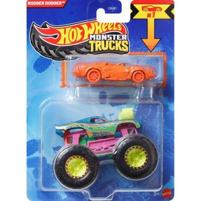 Opakowanie Hot Wheels Monster Trucks Pojazd 1:64 + Autko