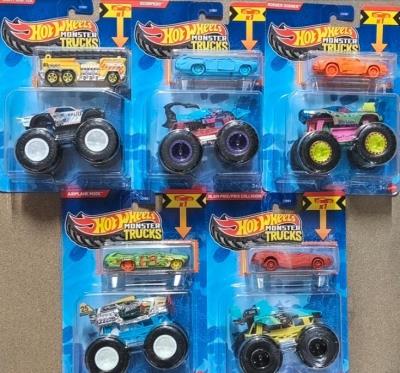 Opakowanie Hot Wheels Monster Trucks Pojazd 1:64 + Autko MIX