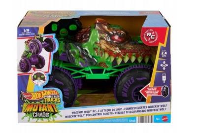 Opakowanie Hot Wheels Monster Trucks Wreckin Wolf RC