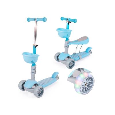 Opakowanie Hulajnoga z siodełkiem 2w1 trójkołowa led