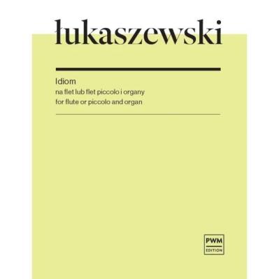Okładka książki Idiom na flet lub flet piccolo i organy