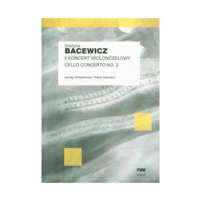 Okładka książki II Koncert wiolonczelowy wyciąg fortepianowy