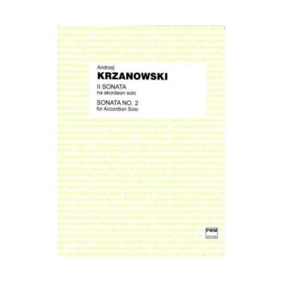 Okładka książki II Sonata na akordeon solo