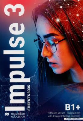 Impulse 3 B1+ SB + online. Autor: McBeth Catherine, Reilly Patricia, Joanna Sobiers. SmakLiter.pl Okładka książki Impulse 3 B1+ SB + online