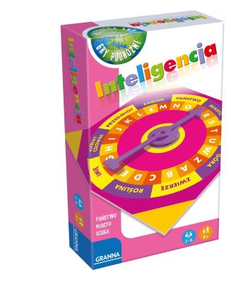 Inteligencja wersja podróżna GRANNA. Wydawca: Granna. SmakLiter.pl Opakowanie Inteligencja wersja podróżna GRANNA