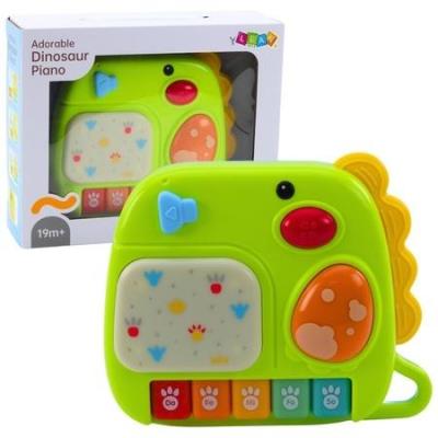 Opakowanie Interaktywne pianinko dla malucha dinozaur zielony