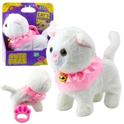 Opakowanie Interaktywny kotek na smyczy chodzi, miauczy