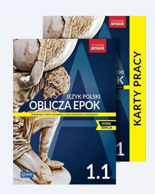 Okładka książki J. polski LO 1/1 Oblicza epok podr. KP zad. ZPiR