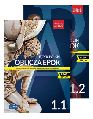 Okładka książki J.polski LO 1 cz.1i2 Oblicza epok Pakiet podr ZPiR