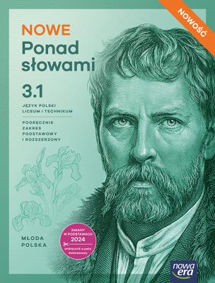 Okładka książki J. Polski LO 3 Nowe Ponad słowami podr. cz.1 ZPiR