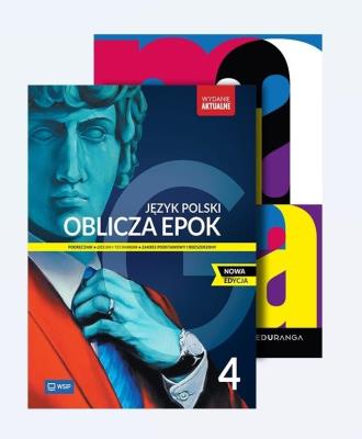 Okładka książki J. polski LO 4 Oblicza epok podr. arkusze ZPiR