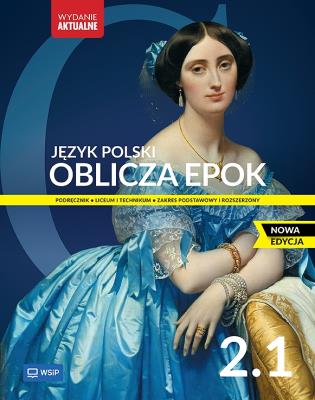 Okładka książki J.polski LO Oblicza epok 2/1 ZPiR w.2025 WSIP