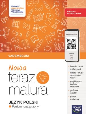 Okładka książki J.polski PP NOWA TERAZ MATURA ZR Vadem 2025/26