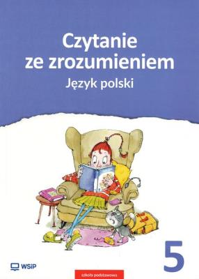 Okładka książki J.Polski  SP 5 Czytanie ze zrozumieniem WSiP