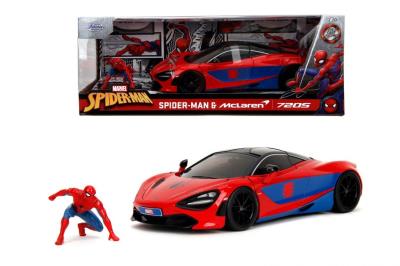 Opakowanie Jada Marvel Spider-Man McLaren 1:24 z figurką