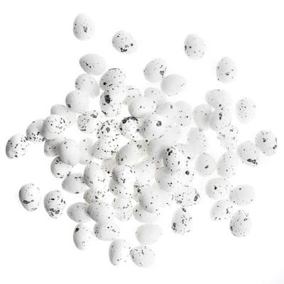 Opakowanie Jajka styropianowe nakrapiane 1,8cm 80szt białe