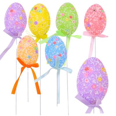 Opakowanie Jajka wielkanocne na piku kolorowe 6szt