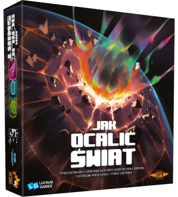 Jak ocalić świat LUCRUM GAMES. Wydawca: Lucrum Games. SmakLiter.pl Opakowanie Jak ocalić świat LUCRUM GAMES