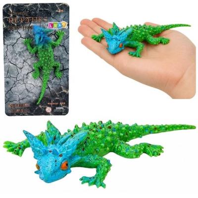 Opakowanie Jaszczurka rogata gumowa rozciągliwa 20cm