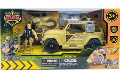 Opakowanie Jeep wojskowy z akcesoriami