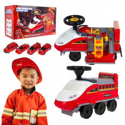 Opakowanie Jeździk z parkingiem 2w1 Straż Pożarna