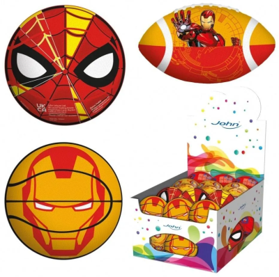 Opakowanie John Piłka rugby Marvel 10cm mix
