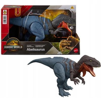 Opakowanie Jurassic World Abelisaurus Ryczący dinozaur JGB91