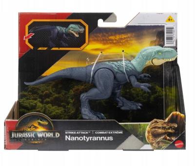 Opakowanie Jurassic World Figurka Atakujący Nanotyrannus