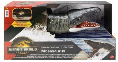 Opakowanie Jurassic World Kolosalny Mozazaur Figurka Dinozaur