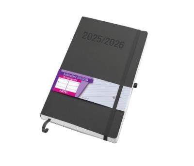 Okładka książki Kalendarz 18 miesięczny B5 TDW grafitowy 2025/2026