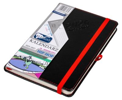 Opakowanie Kalendarz 2025/2027 A5 18M + notes Hip Hop czarny