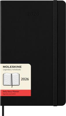 Opakowanie Kalendarz 2026 12M Moleskine L dzienny twarda oprawa czarny 13x21cm