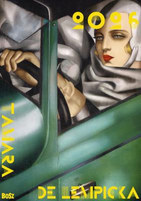 Okładka książki Kalendarz 2026 A3 Tamara Łempicka wzór 2