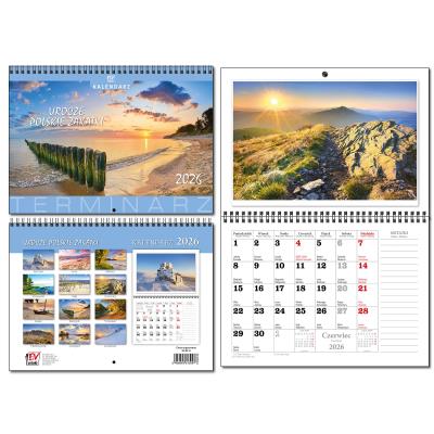 Opakowanie Kalendarz 2026 A3 terminarz 13p Pl. Zakątki