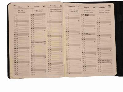 Opakowanie Kalendarz 2026 A4 dzienny wymienny wkład WKLKD-16