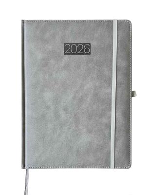 Opakowanie Kalendarz 2026 A4 Elegance dzienny V4 szary K-A4D