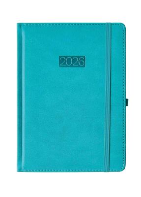 Opakowanie Kalendarz 2026 A4 Elegance dzienny V7 turkusowy K-A4D