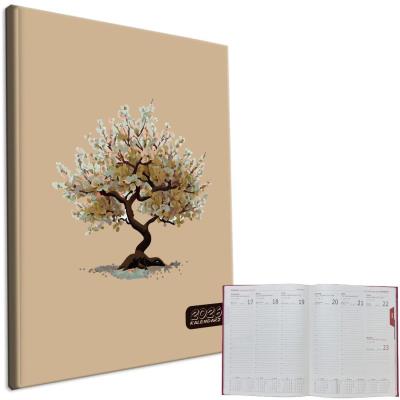 Opakowanie Kalendarz 2026 A4 tygodniowy Drzewo Beż