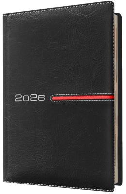 Opakowanie Kalendarz 2026 A4 tygodniowy registry czarny