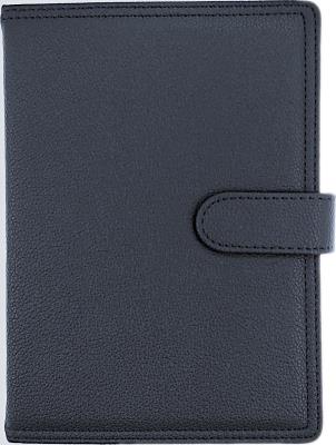 Opakowanie Kalendarz 2026 A5 dzienny z zapięciem ekoskóra granatowy