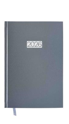 Opakowanie Kalendarz 2026 A5 Ekonomiczny dzienny V4 szary K-A5D E