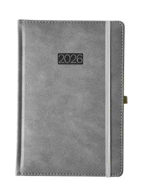 Opakowanie Kalendarz 2026 A5 LUX dzienny szary V4 K-A5D L