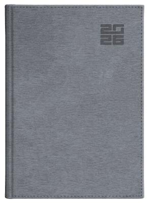Kalendarz 2026 A5 tygodniowy Aluminium srebrny. Wydawca: Wokół nas. SmakLiter.pl Opakowanie Kalendarz 2026 A5 tygodniowy Aluminium srebrny