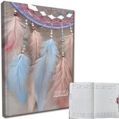 Opakowanie Kalendarz 2026 A5 tygodniowy rozkładówka Łapacze