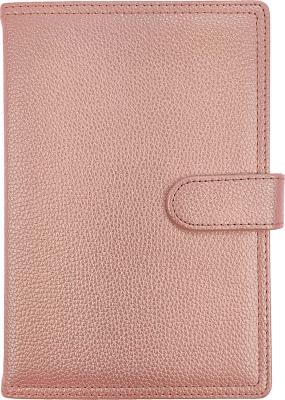 Opakowanie Kalendarz 2026 A5 tygodniowy z zapięciem hologram pudrowy